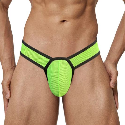Men's Fluorescent Briefs | Pink, Green & Orange | M–XXL