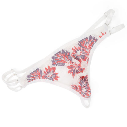 Men's Sheer String Thong – Pink, Red, Yellow & Blue | One Size | Nylon & Lycra