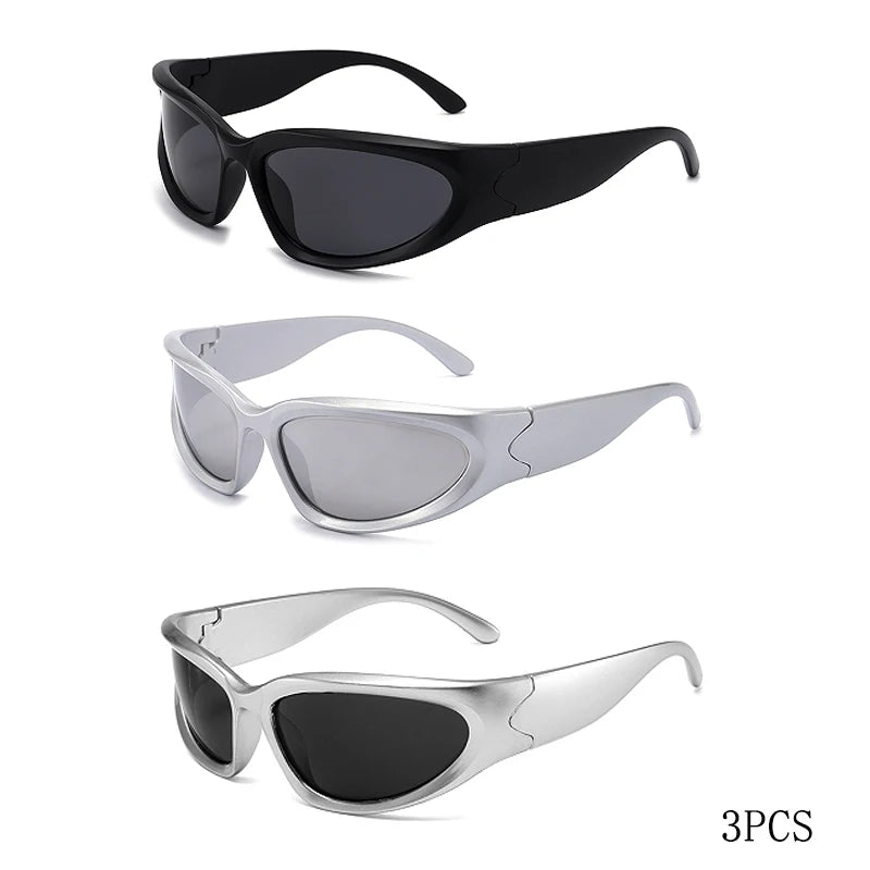 Y2K Oval Sunglasses – UV400 | Single, 2-Pack & 3-Pack