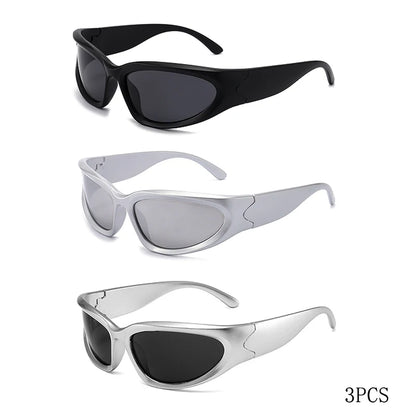 Y2K Oval Sunglasses – UV400 | Single, 2-Pack & 3-Pack