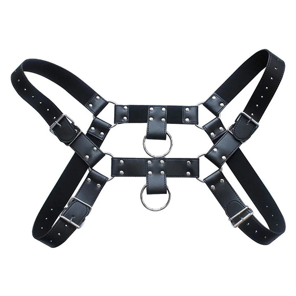 Butch Body Harness – Black | One Size | Faux Leather