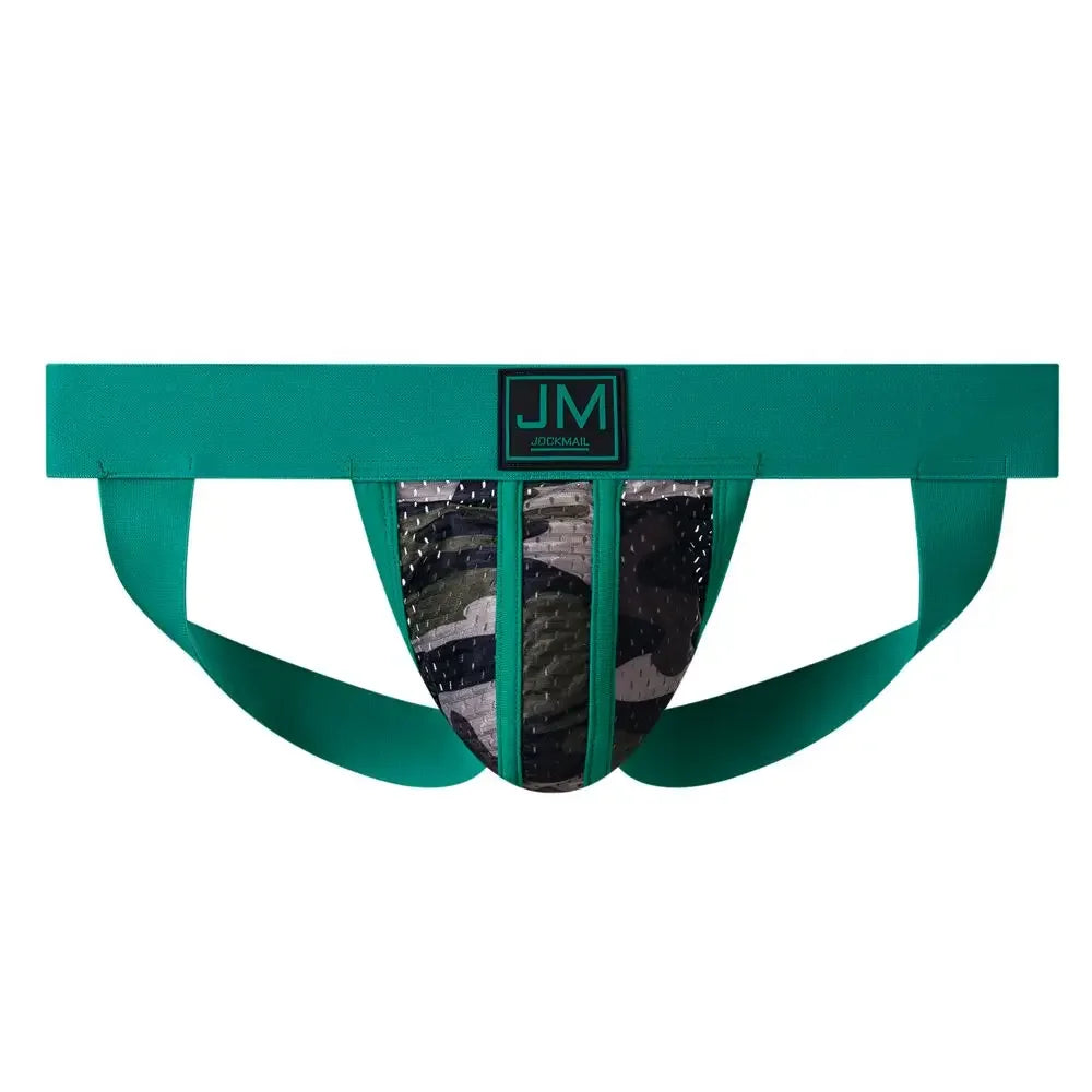 Camo Mesh Jockstrap – 6 Colours | M–2XL | Polyester & Lycra