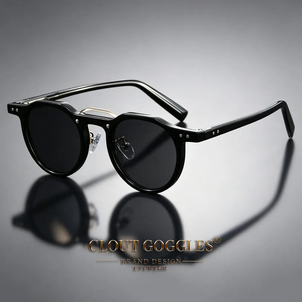 Double Beam Round Sunglasses – 5 Colours | One Size | Plastic