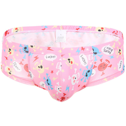 Clever-Men Slip met Skull Print. Laat je kont zien!