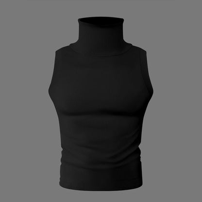 Knit Collar Tank Top