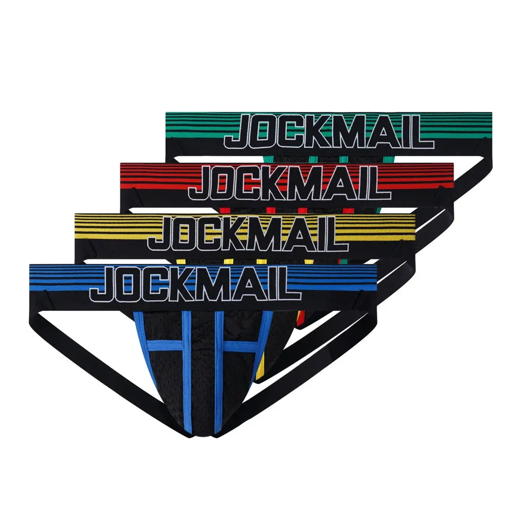 Low-Rise Mesh Jockstrap – 4 Colours | M–2XL | Nylon & Elastane