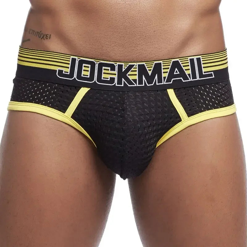 Mesh Hip Brief – Bold Colour Underwear | M–2XL