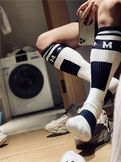 High-Tube Sports Socks – 8 Colours | One Size | Cotton & Elastane