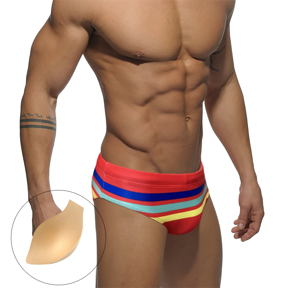 Swimbrief Nasty Comic – 4 Bold Prints | With or Without Pad | M–XXL