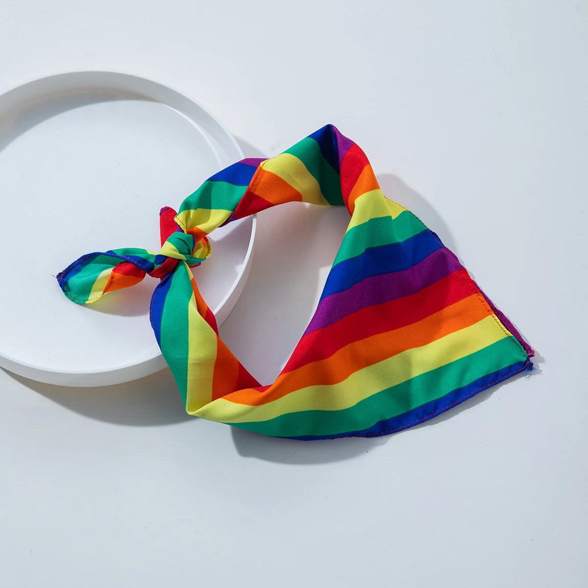 Rainbow Pride Hair Scarf – 4 Options | Yarn | Headband & Turban