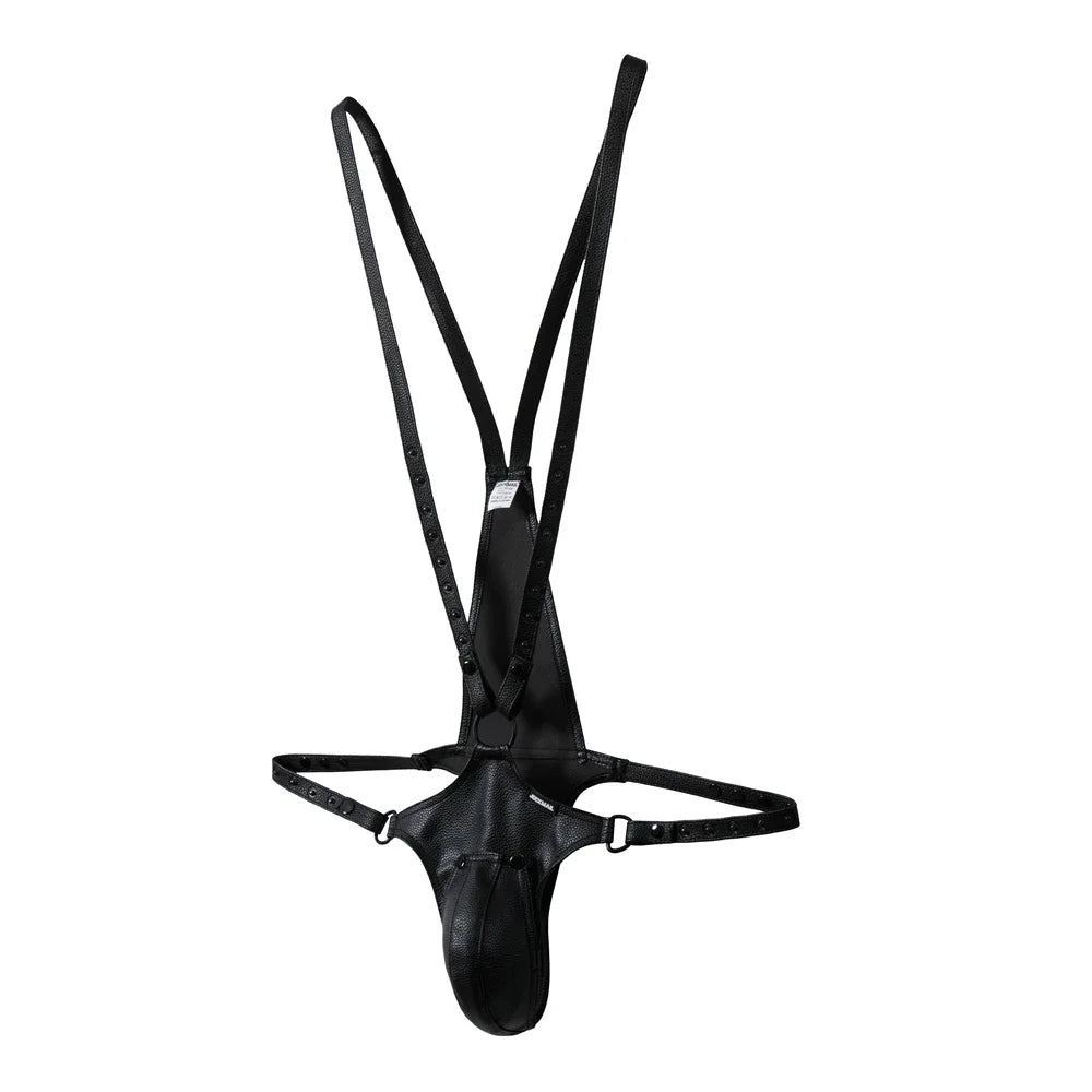 Jockstrap Body Harness – 7 Colours | One Size | Faux Leather & Mesh