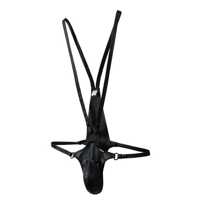 Jockstrap Body Harness – 7 Colours | One Size | Faux Leather & Mesh