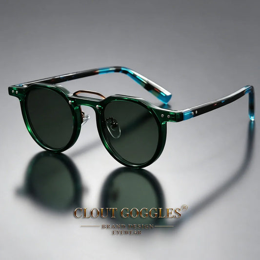 Double Beam Round Sunglasses – 5 Colours | One Size | Plastic