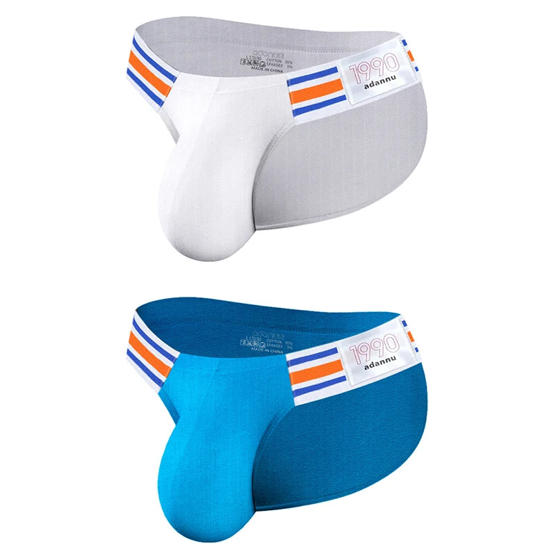 Men's Modal Briefs – Breathable Big V High Fork Sexy Underwear | 1, 2 or 3-Pack | M–XXL