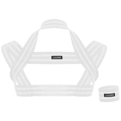 Cross Strap Body Harness with Bracelet