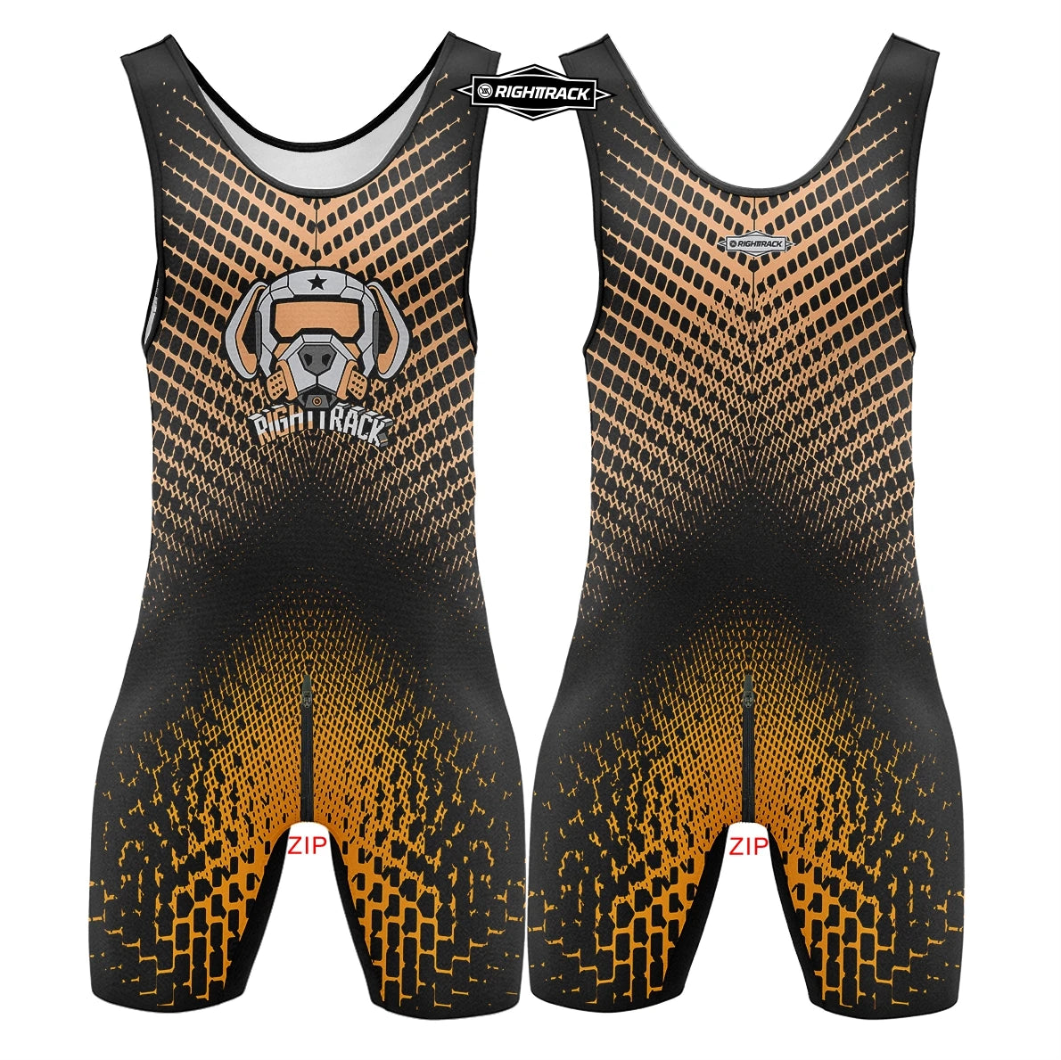 Dogs Play Singlet Bodysuit – 10 Colours | XS–5XL | Polyester