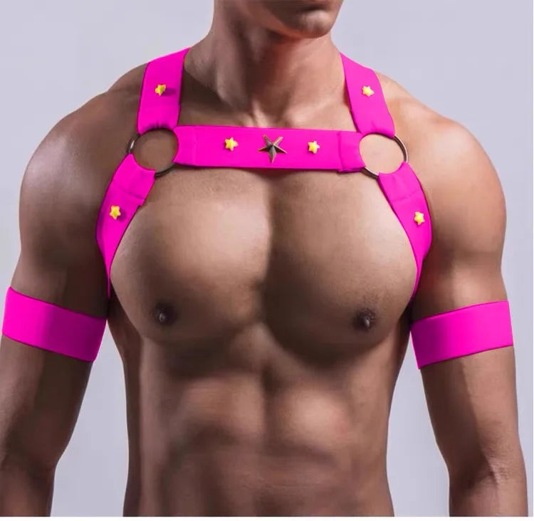 Chest Harness – 9 Colours | One Size | Elastane