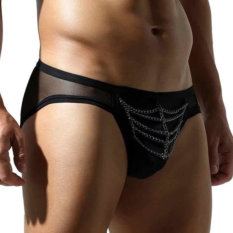 Chain Reaction Brief | White & Black | M–2XL