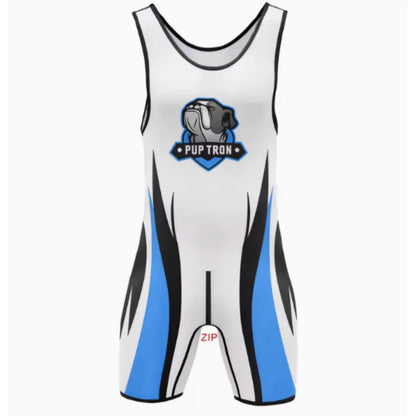 Zipper Wrestling Suit – 5 Colours | S–5XL | Lycra