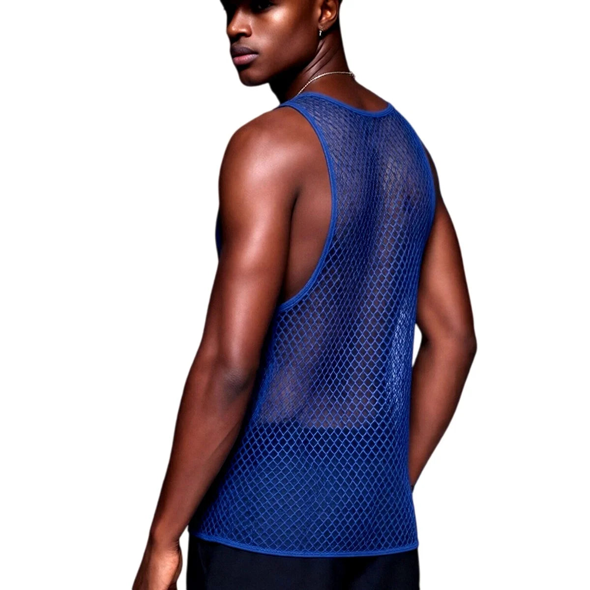 Mesh Tank Top – 4 Colours | M–XL | Nylon & Elastane