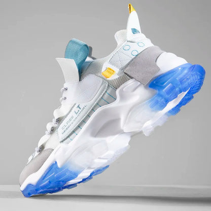 Classic Low-Top Sneakers | White & Blue | EU 39–48