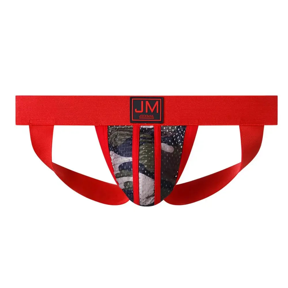 Camo Mesh Jockstrap – 6 Colours | M–2XL | Polyester & Lycra
