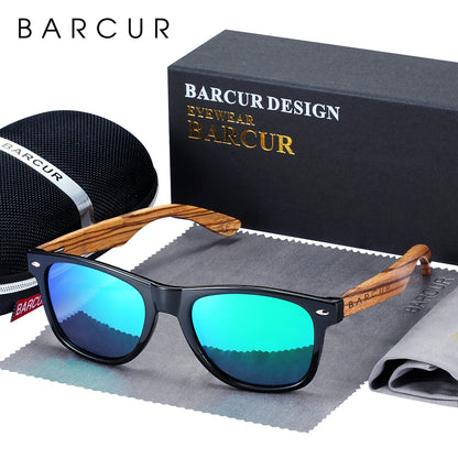 Polarised Rectangle Sunglasses – 7 Colours | Plastic Titanium | CE Certified