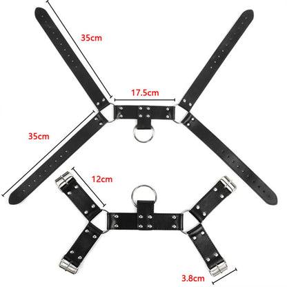 Butch Body Harness – Black | One Size | Faux Leather