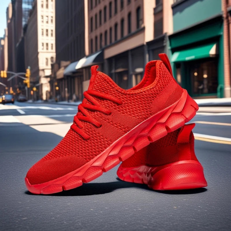 Lightweight Mesh Sneakers | Grey, Red, White, Blue, Black | EU 35–48