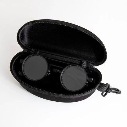 ND2-400 Adjustable Dimming Sunglasses – Black, Silver & Gold | One Size | Polarized & UV400