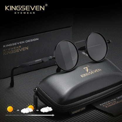 Polarised Round Punk Sunglasses – 10 Colours | One Size | Alloy & TAC