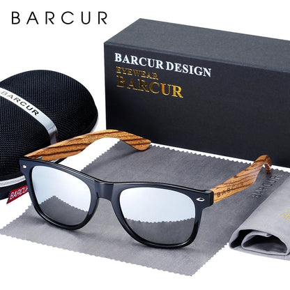 Polarised Rectangle Sunglasses – 7 Colours | Plastic Titanium | CE Certified