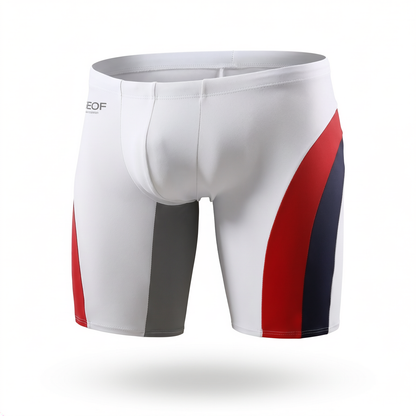 Men's Low-Rise Swim Shorts – 4 Colours | M–2XL | Nylon & Spandex