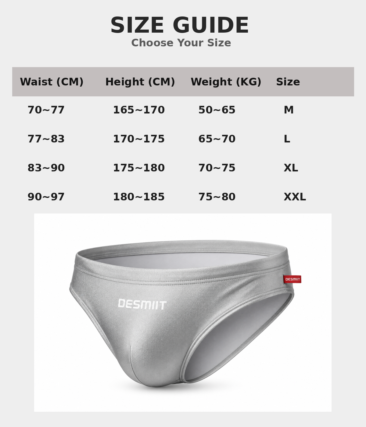 Beachside Swim Trunk – 4 Colours | M–2XL | Nylon & Lycra