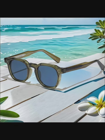 Vintage Square Sunglasses – 6 Colours | One Size | TAC Lens